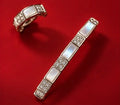 Ensemble Bague Et Bracelet Argenté